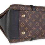 Louis Vuitton Louis Vuitton Monogram Canvas & Black Leather Soufflot MM