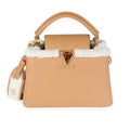 Louis Vuitton Louis Vuitton Arizona Taurillon & Shearling Capucines BB