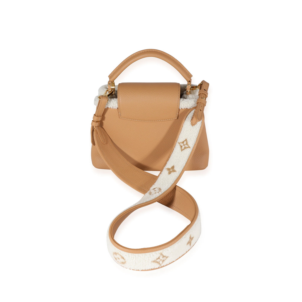 Louis Vuitton Louis Vuitton Arizona Taurillon & Shearling Capucines BB