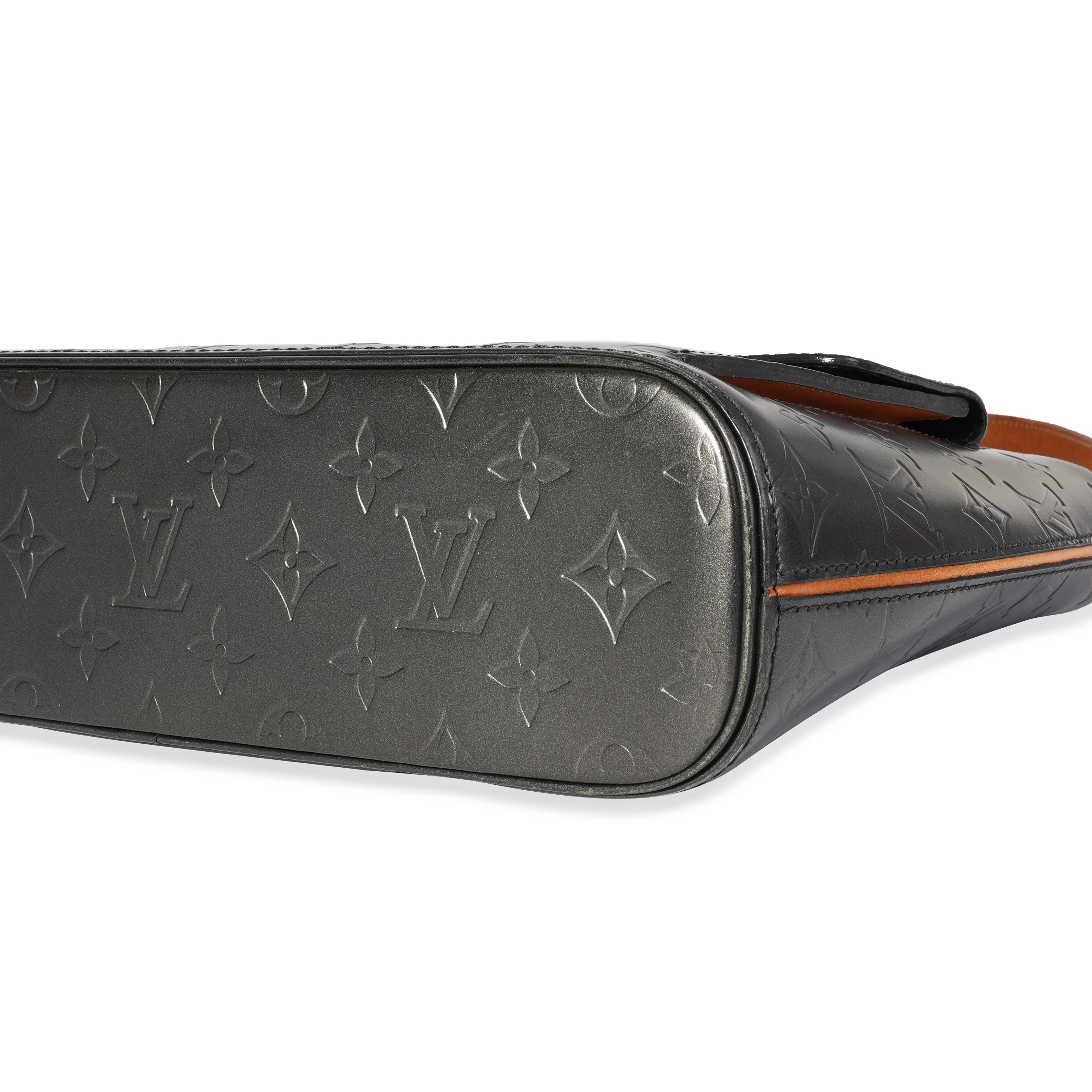Louis Vuitton Louis Vuitton Gunmetal Monogram Mat Alston Bag