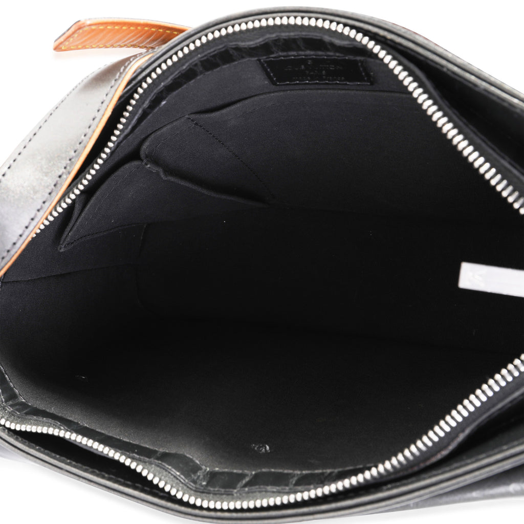 Louis Vuitton Louis Vuitton Gunmetal Monogram Mat Alston Bag