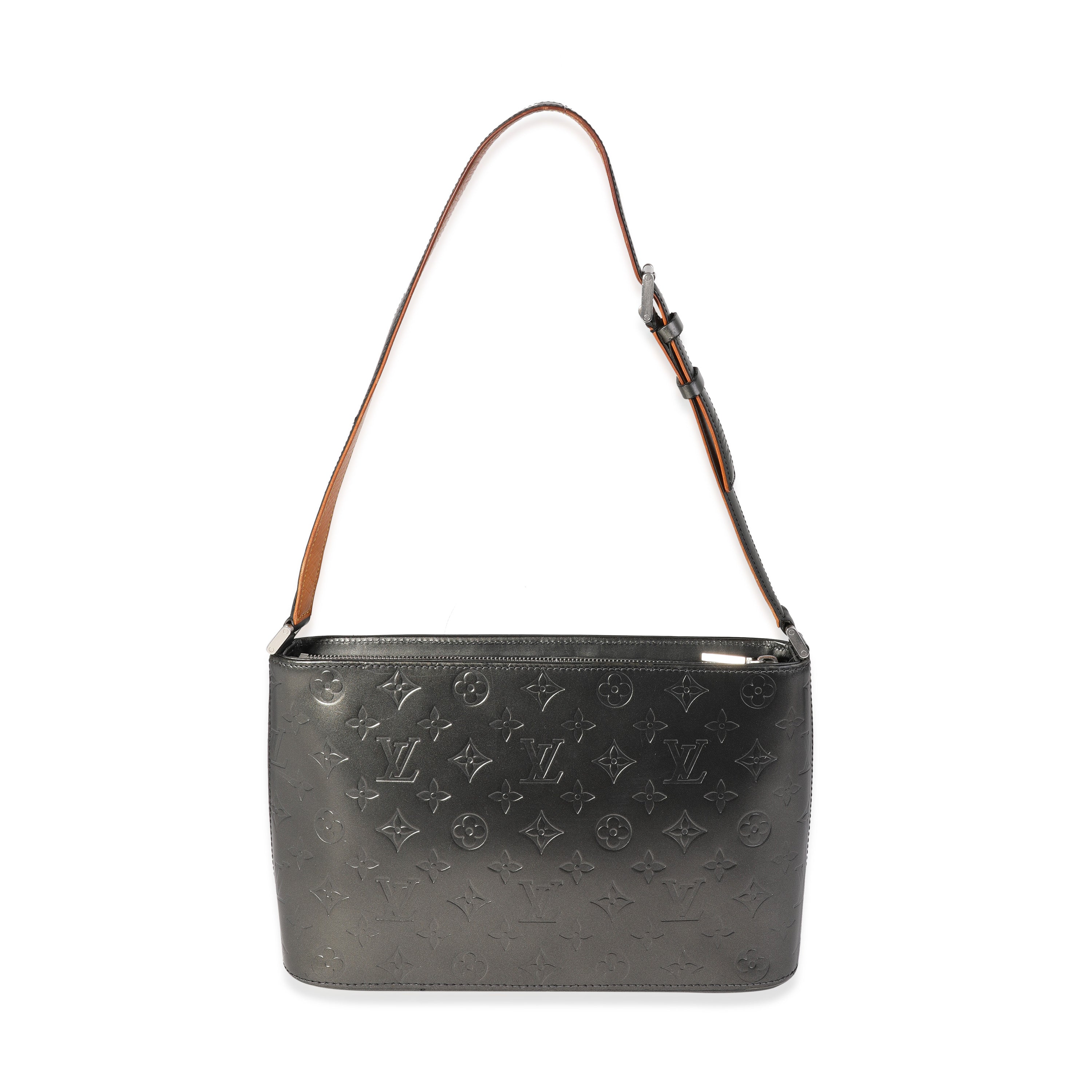 Louis Vuitton Louis Vuitton Gunmetal Monogram Mat Alston Bag