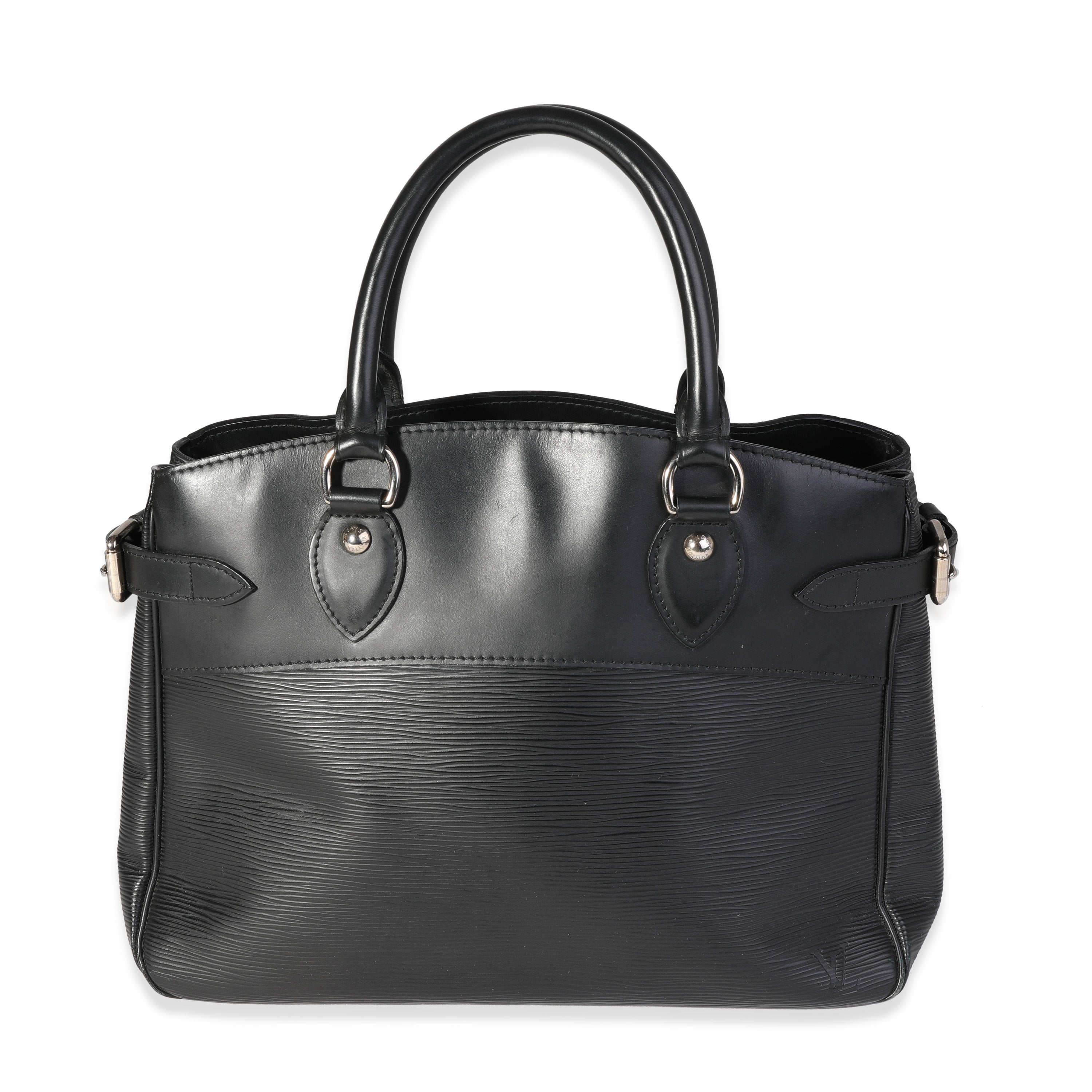 Louis Vuitton Louis Vuitton Black Epi Leather Passy PM