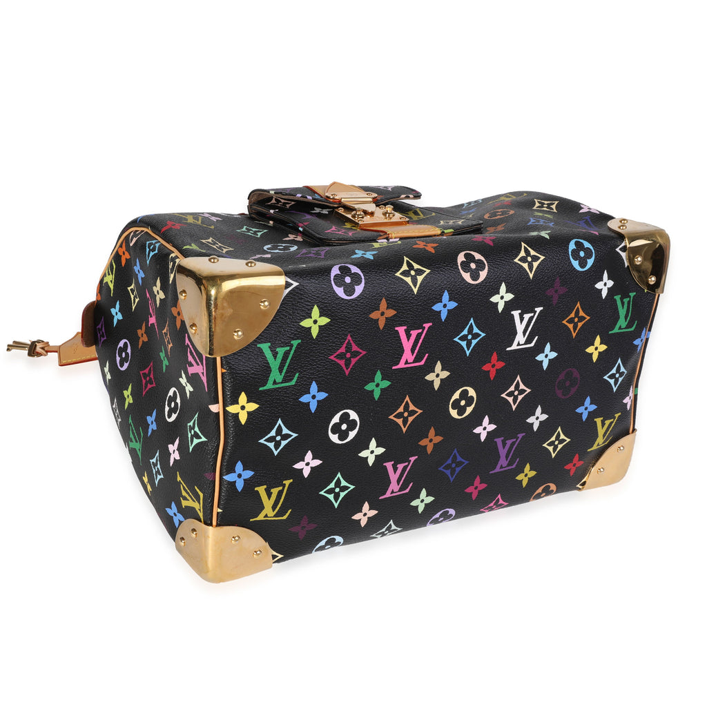 Louis Vuitton Louis Vuitton x Takashi Murakami Black Speedy 30