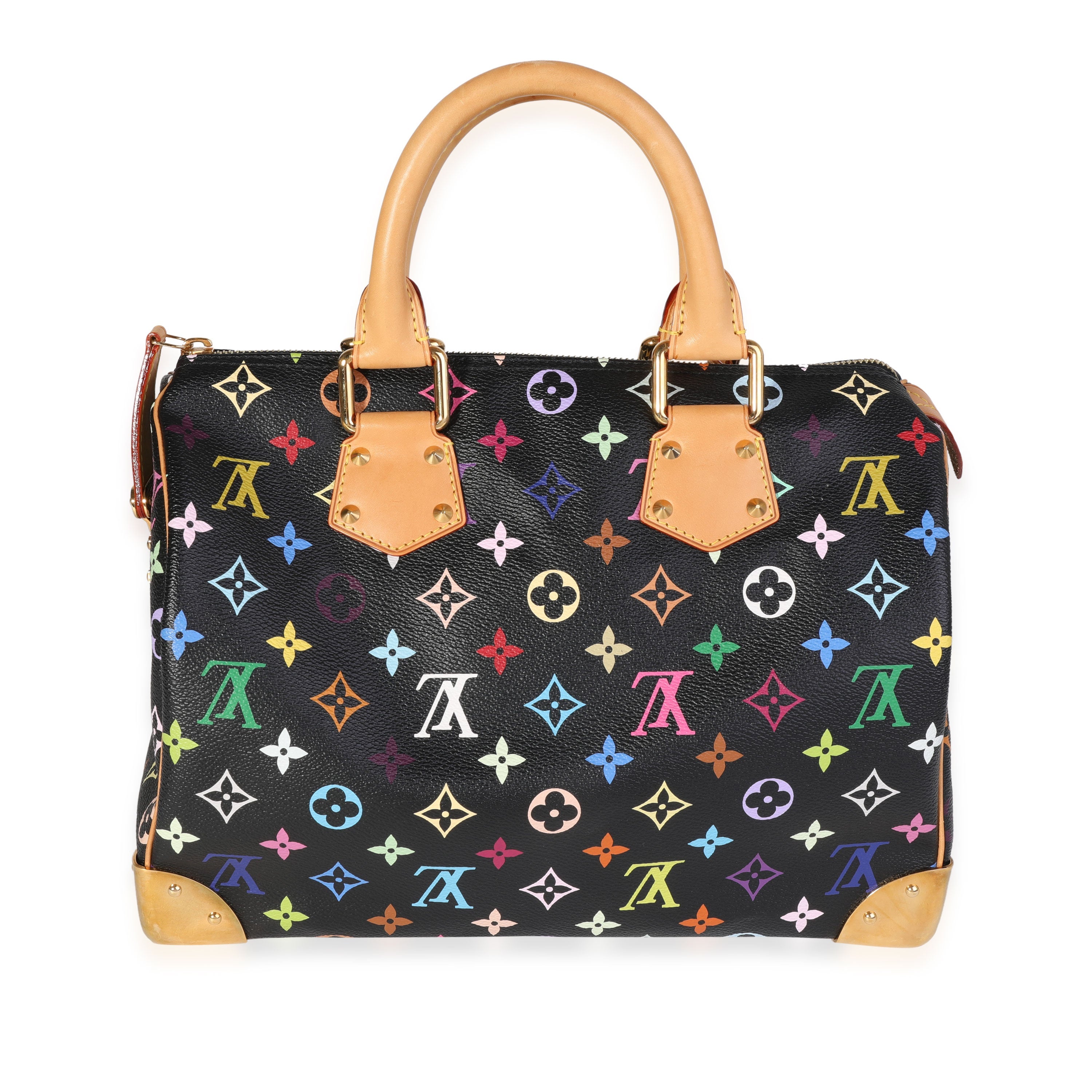 Louis Vuitton Louis Vuitton x Takashi Murakami Black Speedy 30