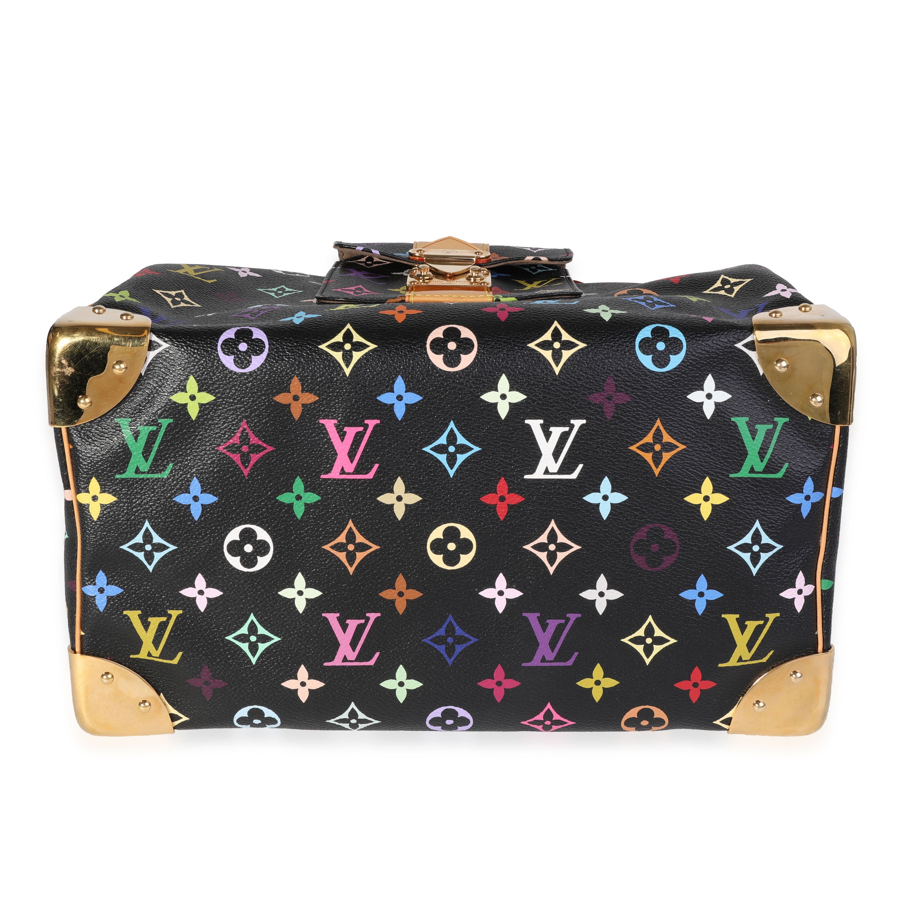 Louis Vuitton Louis Vuitton x Takashi Murakami Black Speedy 30