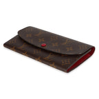 Louis Vuitton Louis Vuitton Monogram Canvas & Fuchsia Emilie Wallet