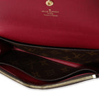 Louis Vuitton Louis Vuitton Monogram Canvas & Fuchsia Emilie Wallet