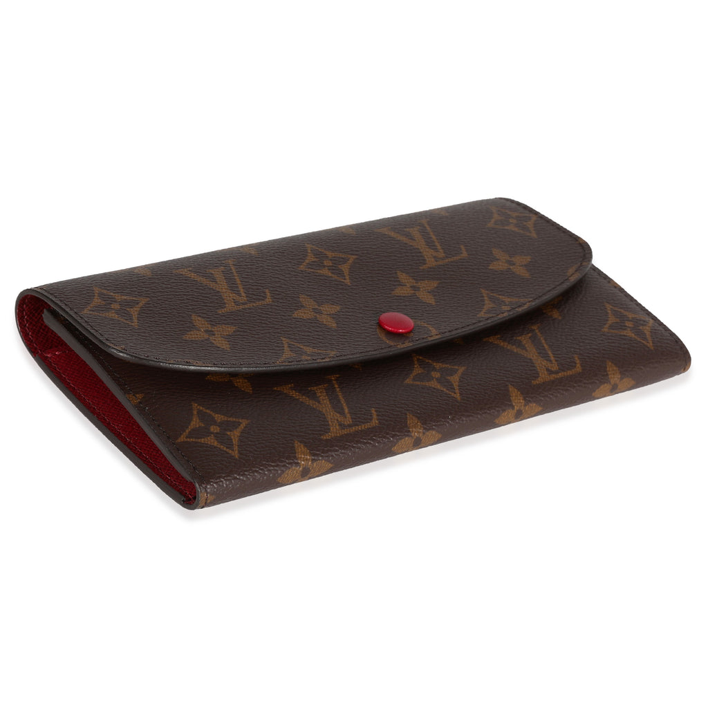 Louis Vuitton Louis Vuitton Monogram Canvas & Fuchsia Emilie Wallet