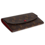 Louis Vuitton Louis Vuitton Monogram Canvas & Fuchsia Emilie Wallet