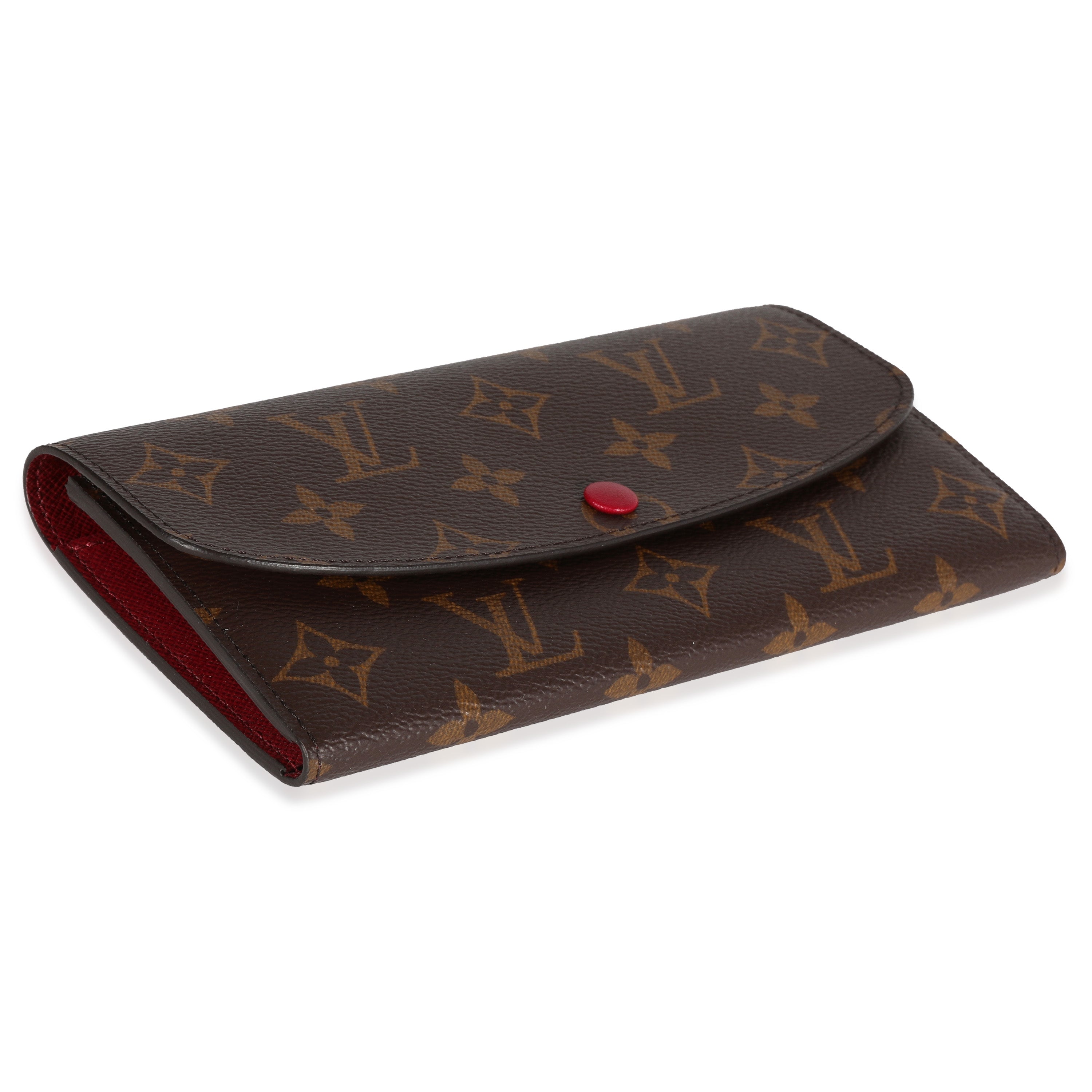 Louis Vuitton Louis Vuitton Monogram Canvas & Fuchsia Emilie Wallet