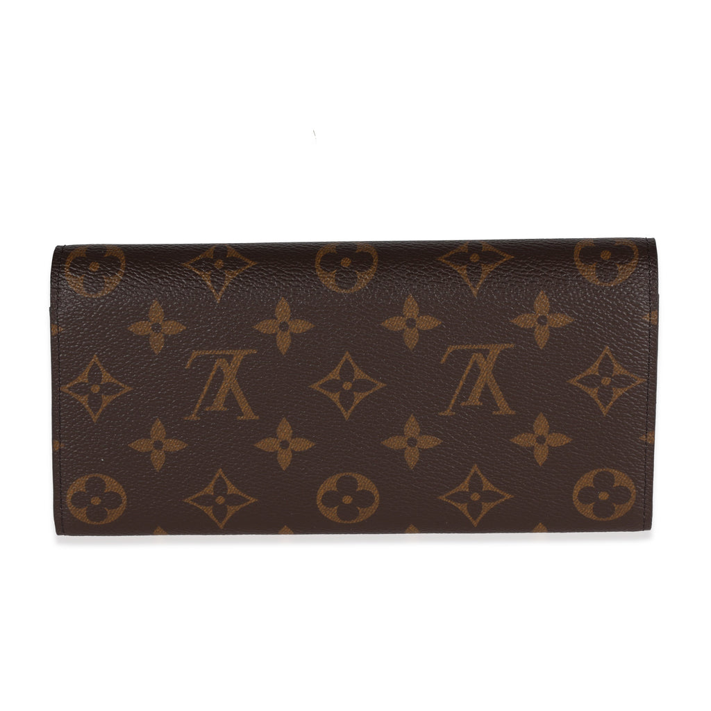 Louis Vuitton Louis Vuitton Monogram Canvas & Fuchsia Emilie Wallet