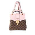 Louis Vuitton Louis Vuitton Damier Ebene & Magnolia Leather Clapton Backpack