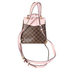 Louis Vuitton Louis Vuitton Damier Ebene & Magnolia Leather Clapton Backpack