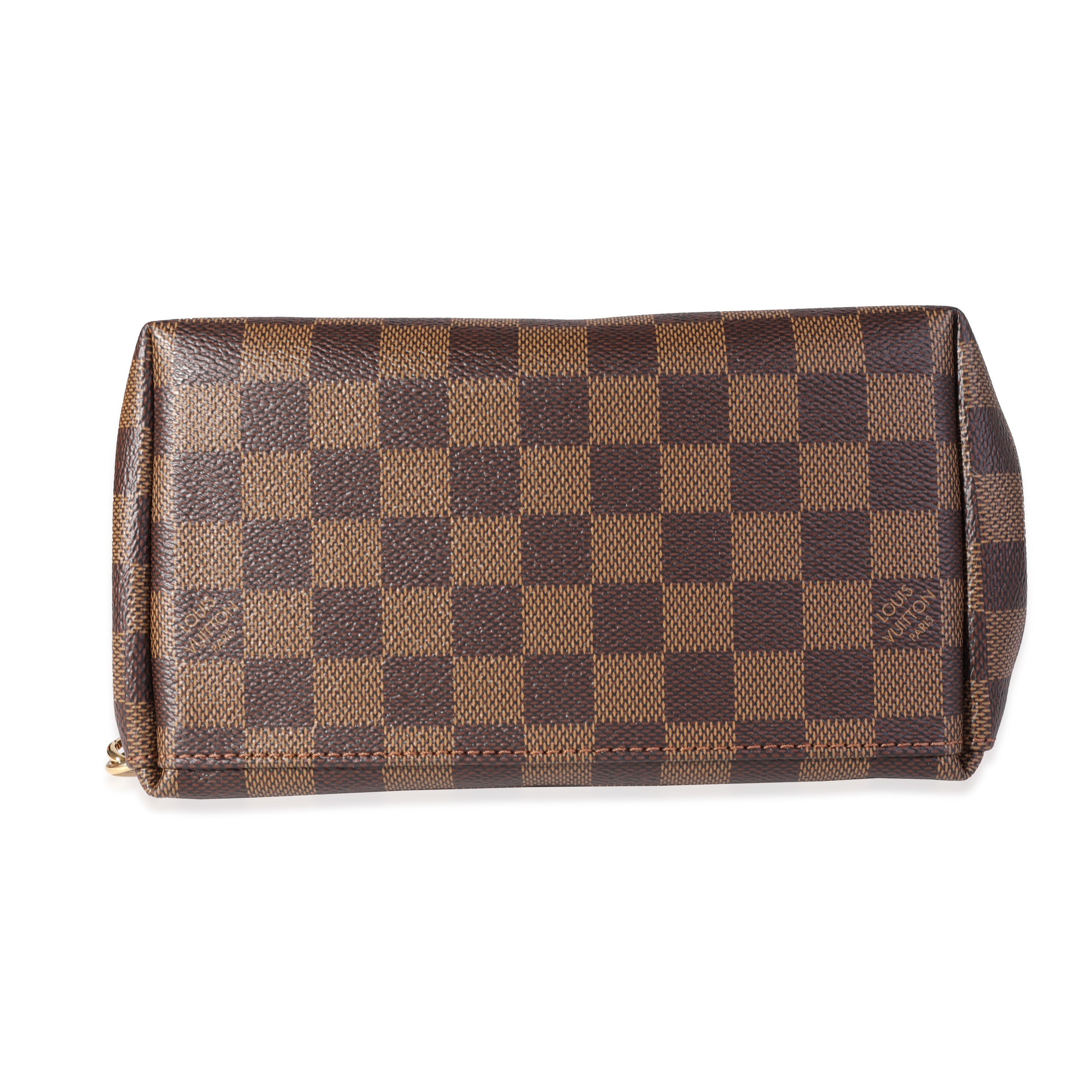 Louis Vuitton Louis Vuitton Damier Ebene & Magnolia Leather Clapton Backpack
