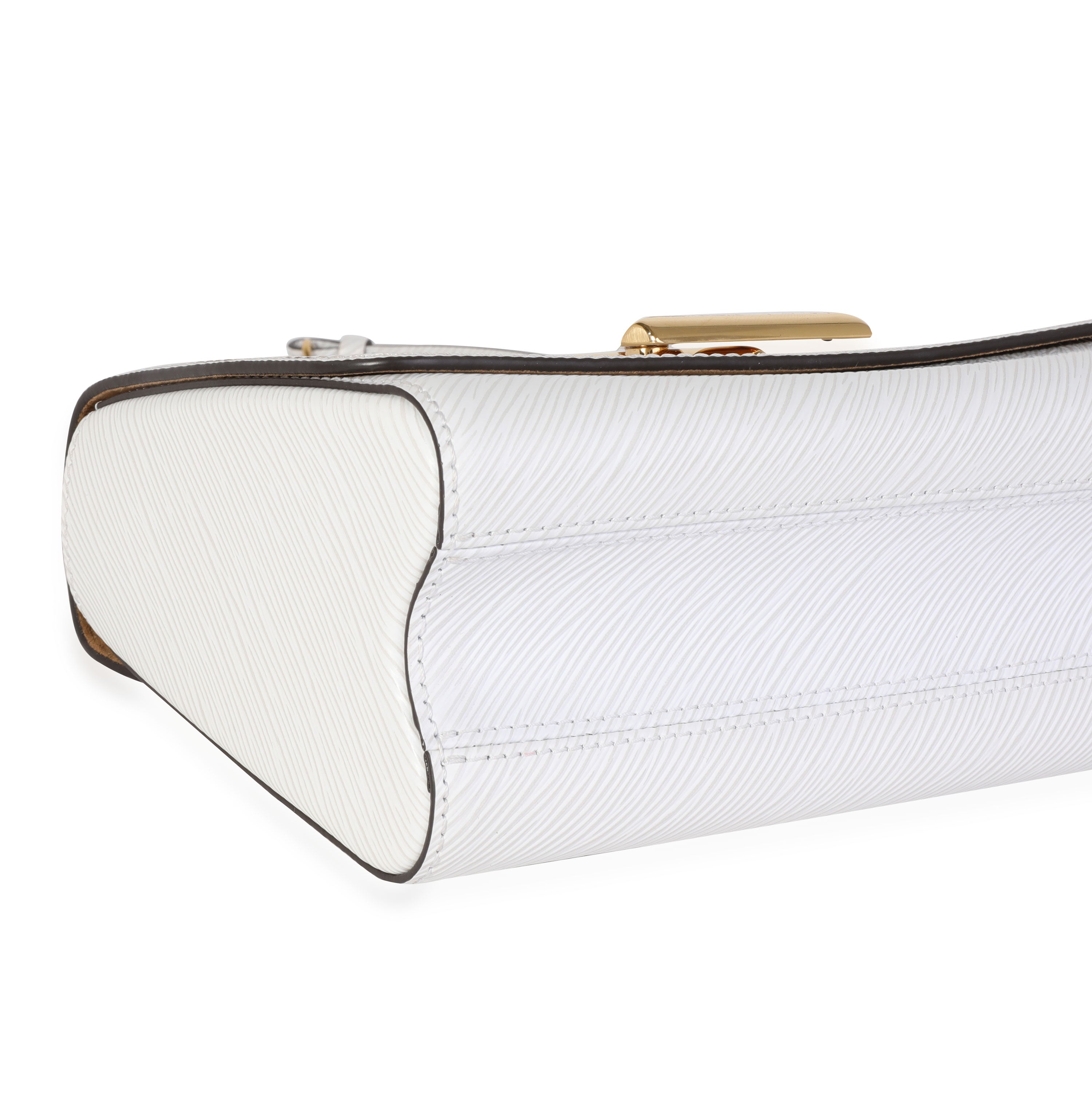 Louis Vuitton Louis Vuitton Blanc Epi Leather Twist MM