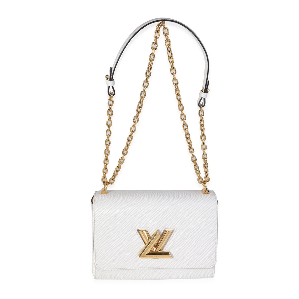 Louis Vuitton Louis Vuitton Blanc Epi Leather Twist MM