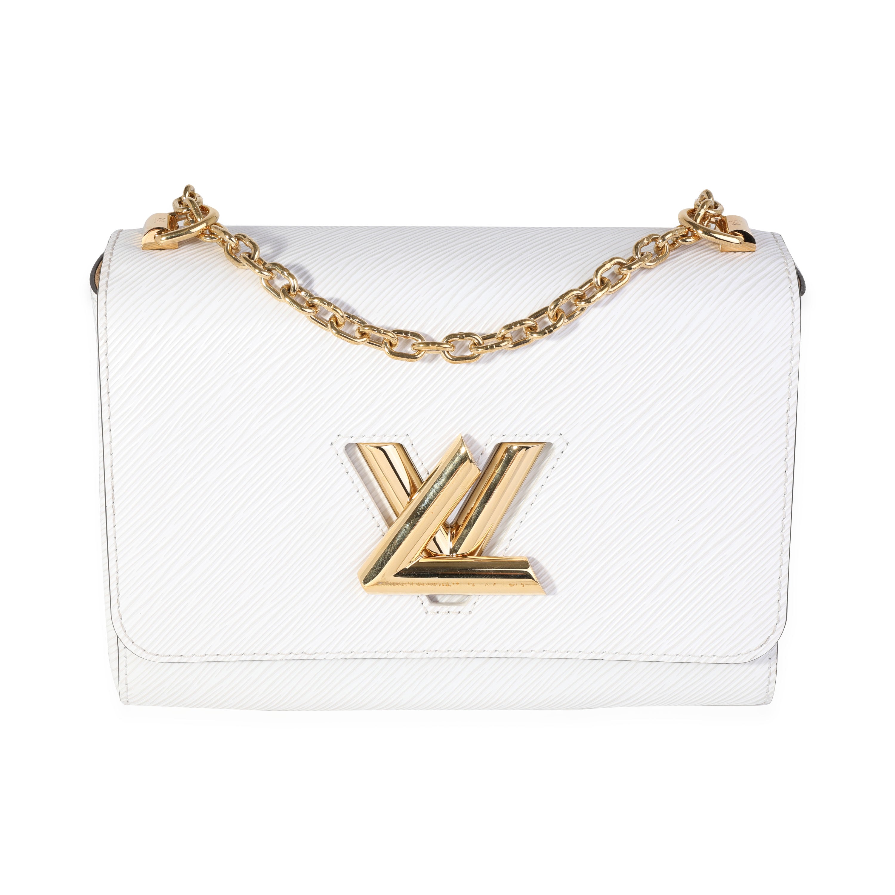 Louis Vuitton Louis Vuitton Blanc Epi Leather Twist MM