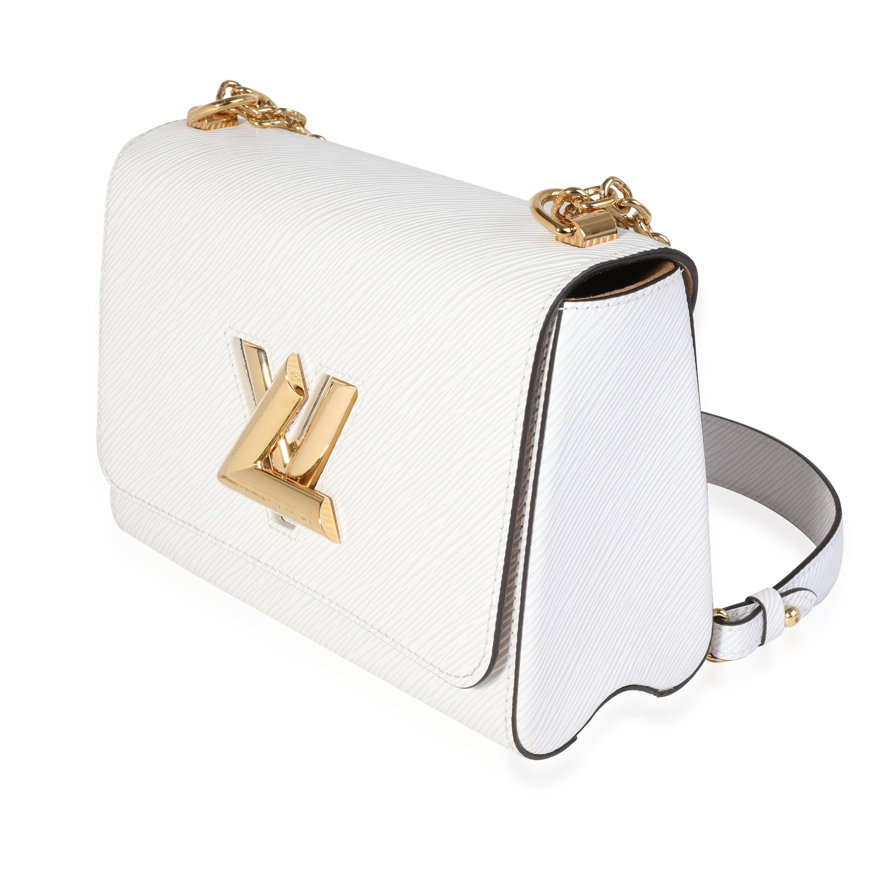Louis Vuitton Louis Vuitton Blanc Epi Leather Twist MM