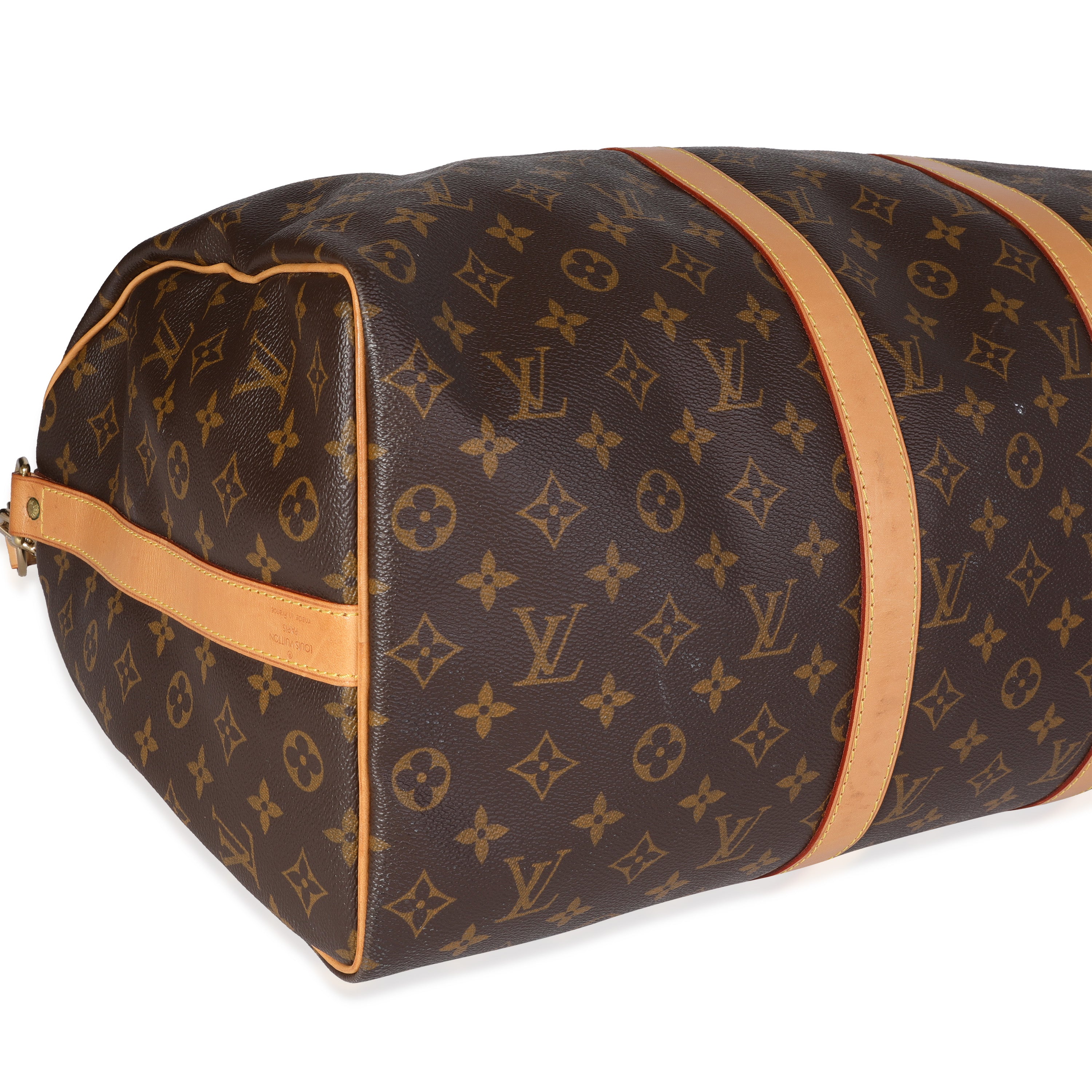 Louis Vuitton Louis Vuitton Monogram Canvas Keepall Bandoulière 55