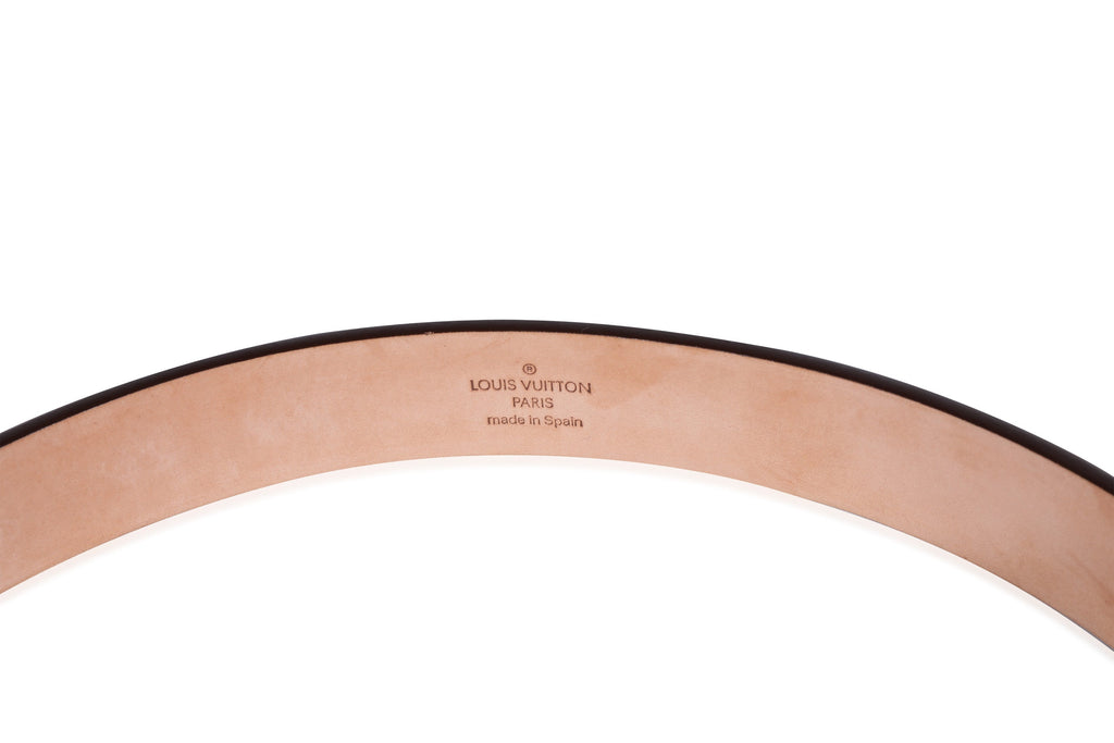 Louis Vuitton Louis Vuitton Dark Brown Smooth Leather Ceinture Belt