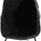 Saint Laurent Black Grained Leather Passamaneria Patti Tote