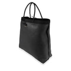 Saint Laurent Black Grained Leather Passamaneria Patti Tote