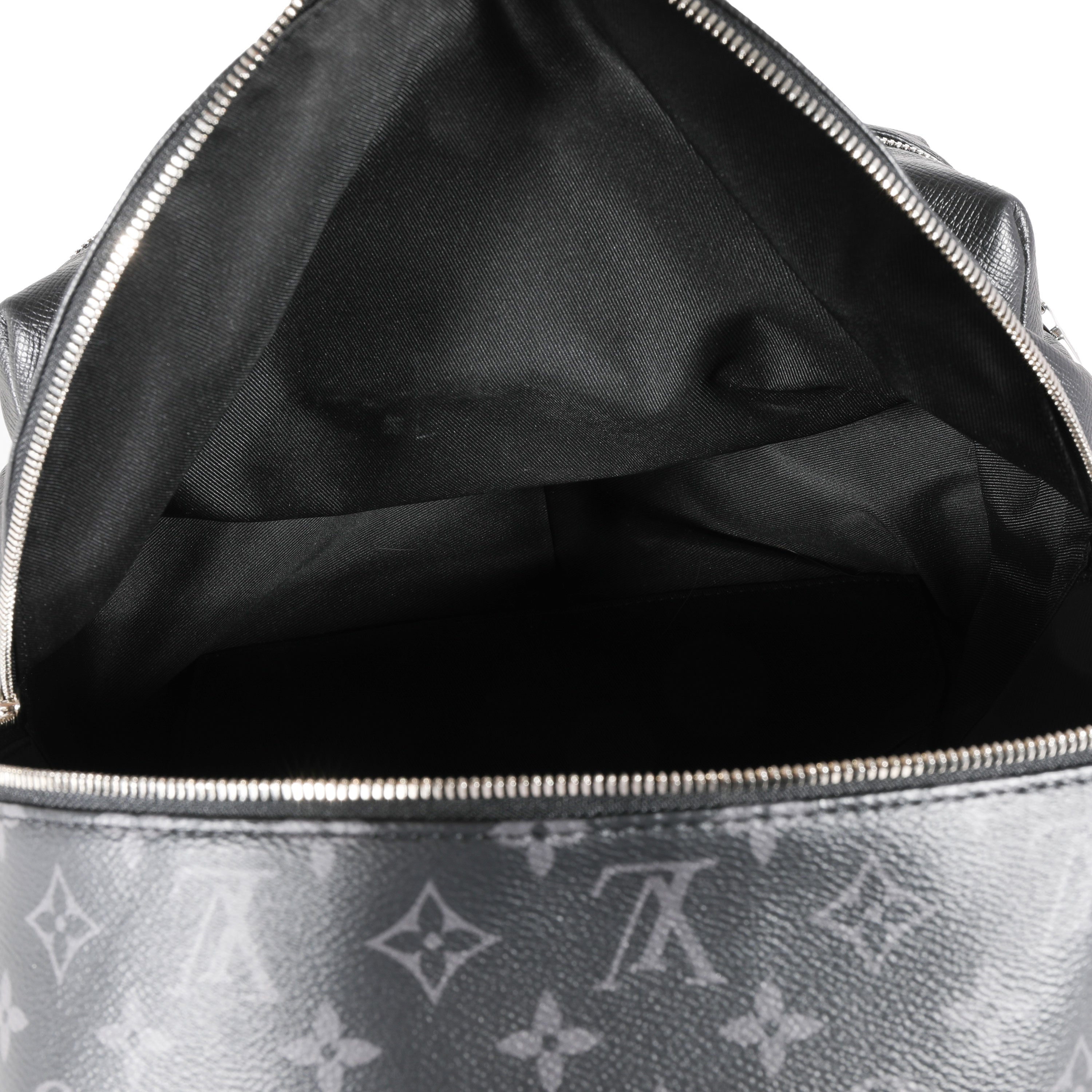 Louis Vuitton Louis Vuitton Black Monogram Eclipse & Taiga Discovery Backpack