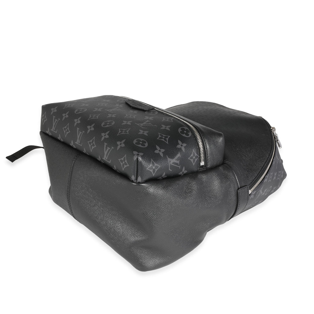 Louis Vuitton Louis Vuitton Black Monogram Eclipse & Taiga Discovery Backpack
