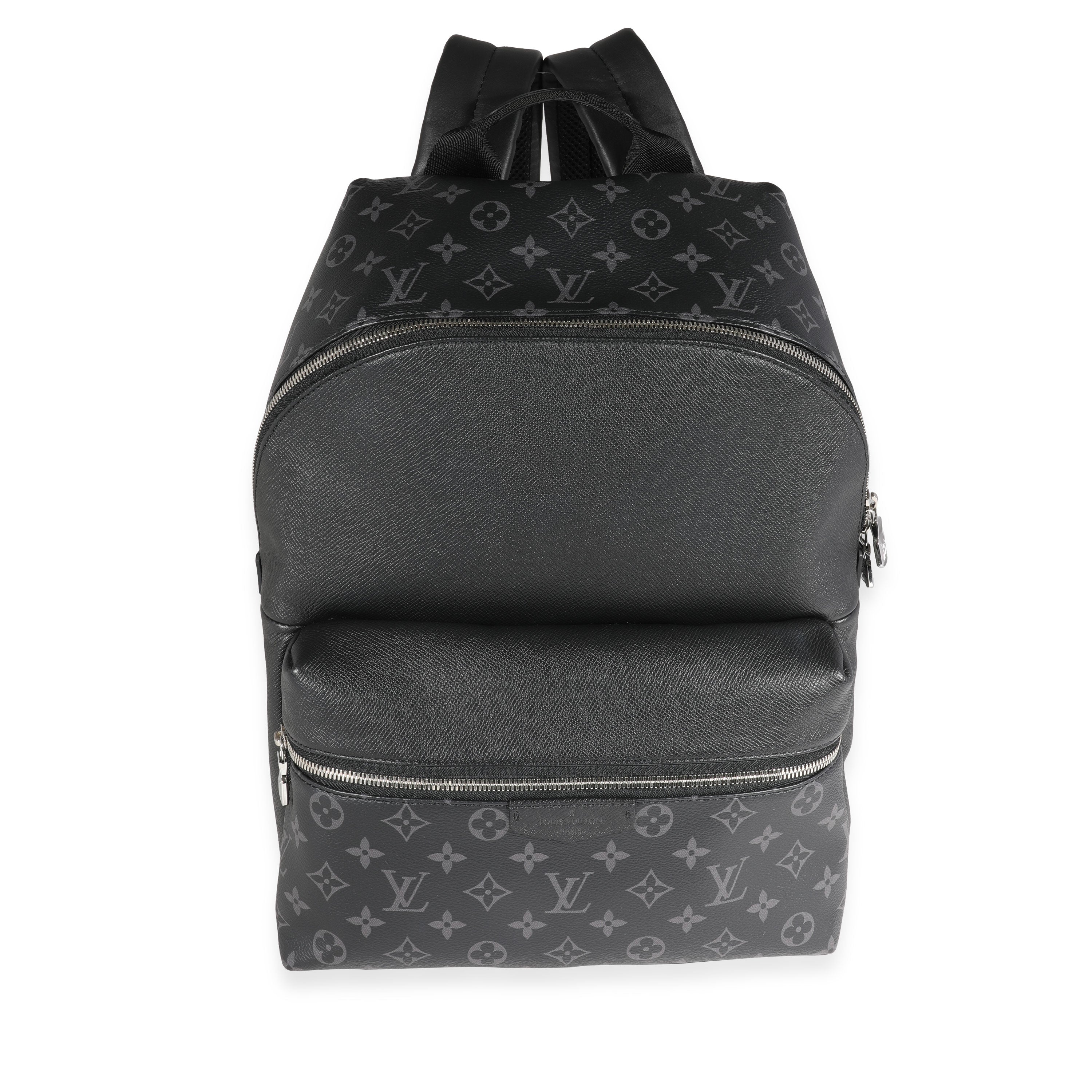 Louis Vuitton Louis Vuitton Black Monogram Eclipse & Taiga Discovery Backpack