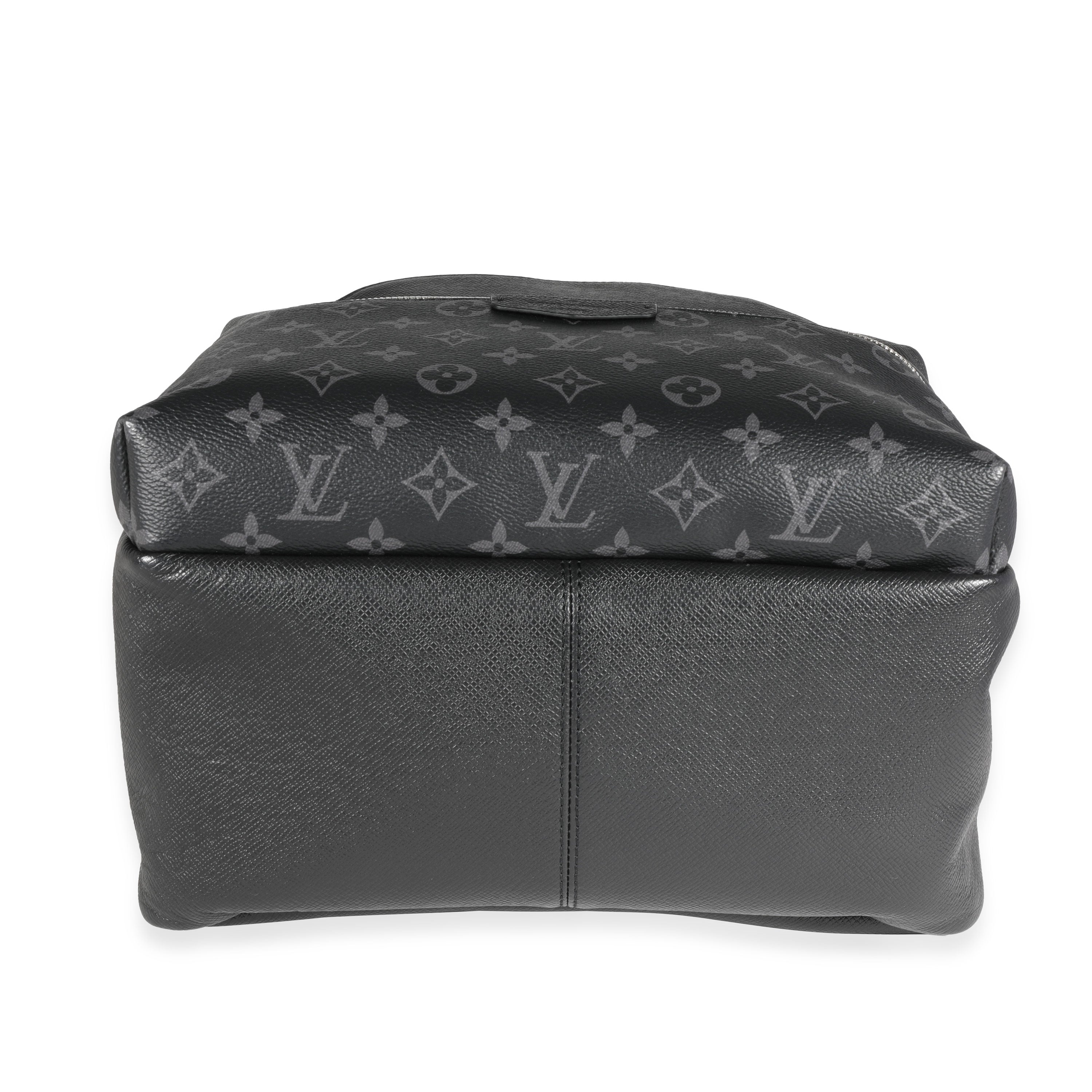 Louis Vuitton Louis Vuitton Black Monogram Eclipse & Taiga Discovery Backpack