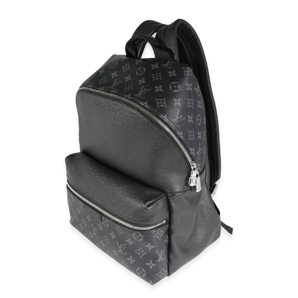 Louis Vuitton Louis Vuitton Black Monogram Eclipse & Taiga Discovery Backpack