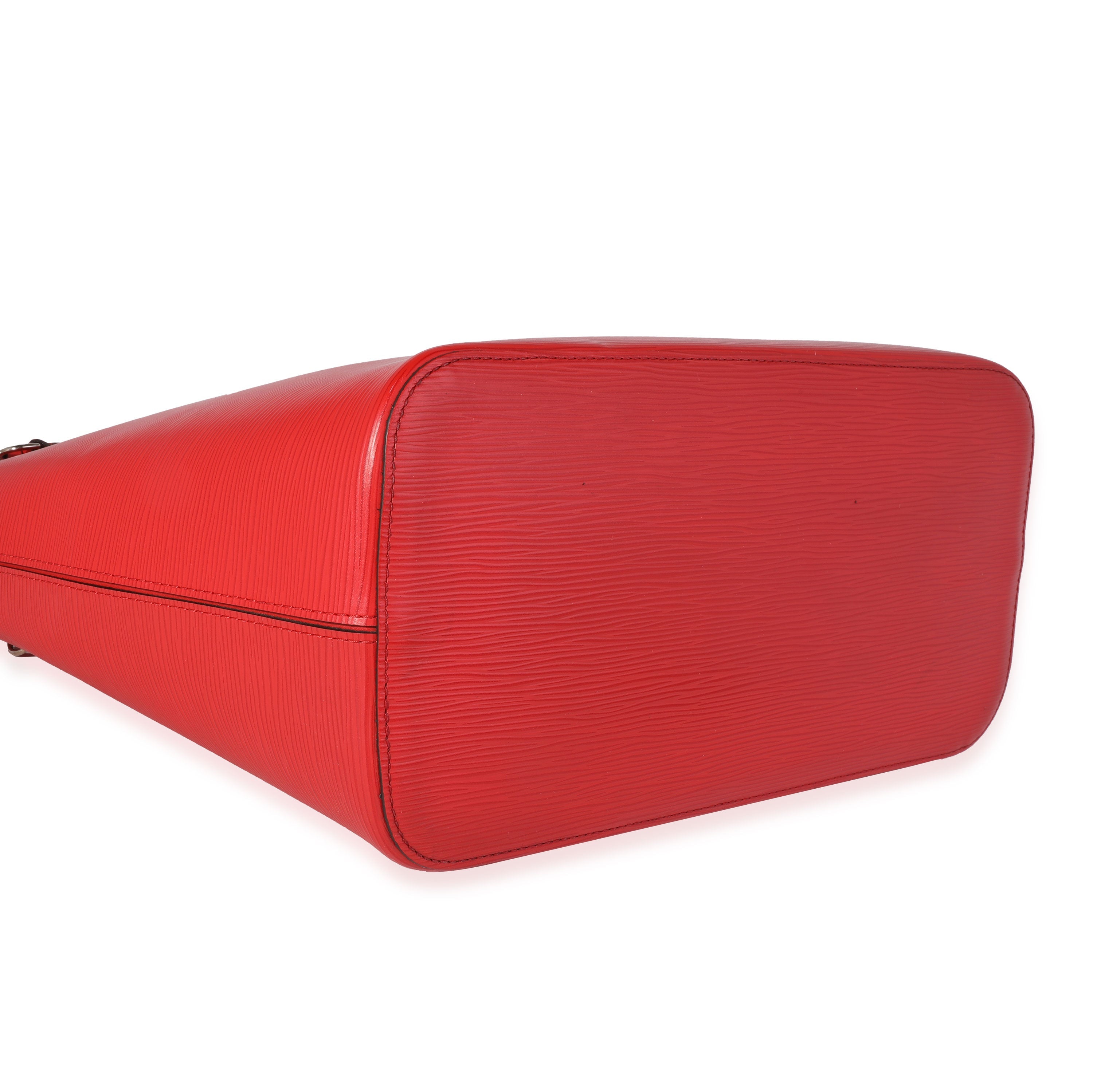 Louis Vuitton Louis Vuitton Red Epi Leather Neverfull MM
