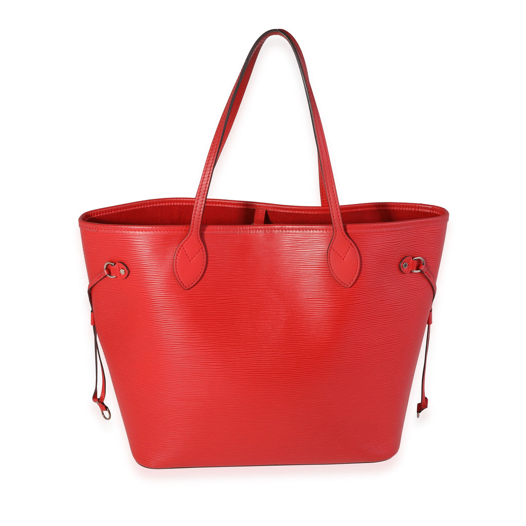 Louis Vuitton Louis Vuitton Red Epi Leather Neverfull MM