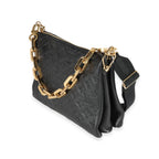 Louis Vuitton Louis Vuitton Black Monogram Puffy Lambskin Coussin MM