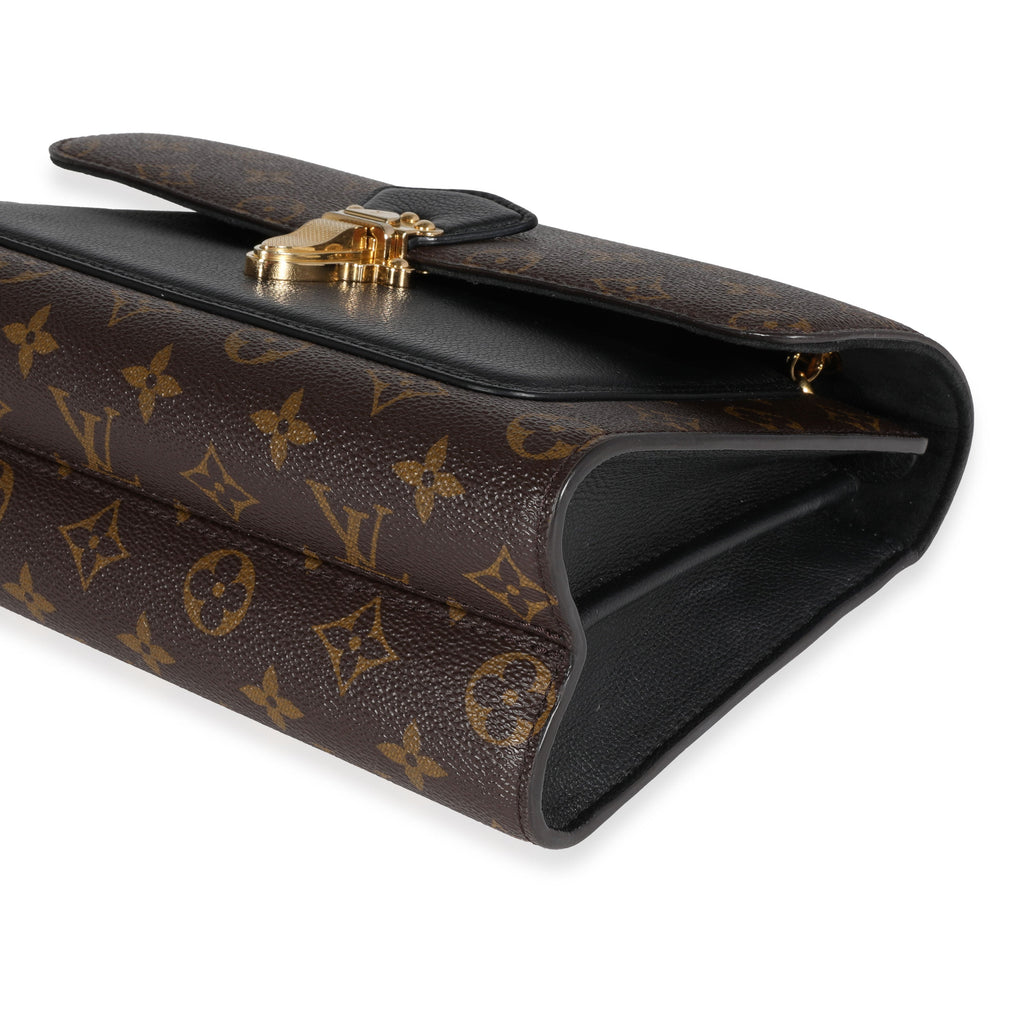 Louis Vuitton Louis Vuitton Monogram Canvas & Black Leather Victoire Bag
