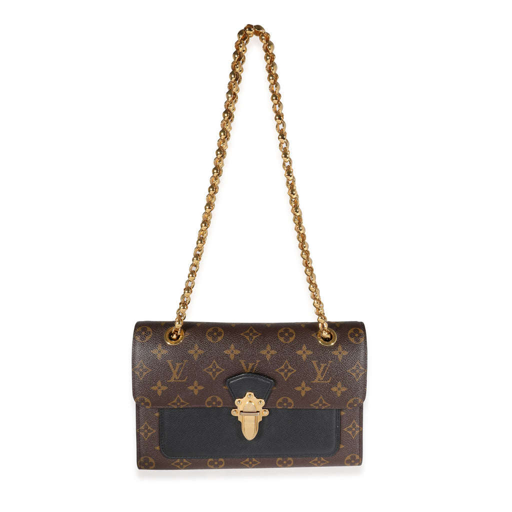 Louis Vuitton Louis Vuitton Monogram Canvas & Black Leather Victoire Bag