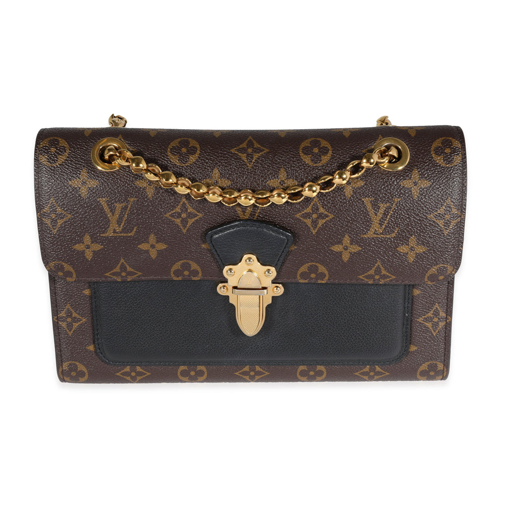 Louis Vuitton Louis Vuitton Monogram Canvas & Black Leather Victoire Bag