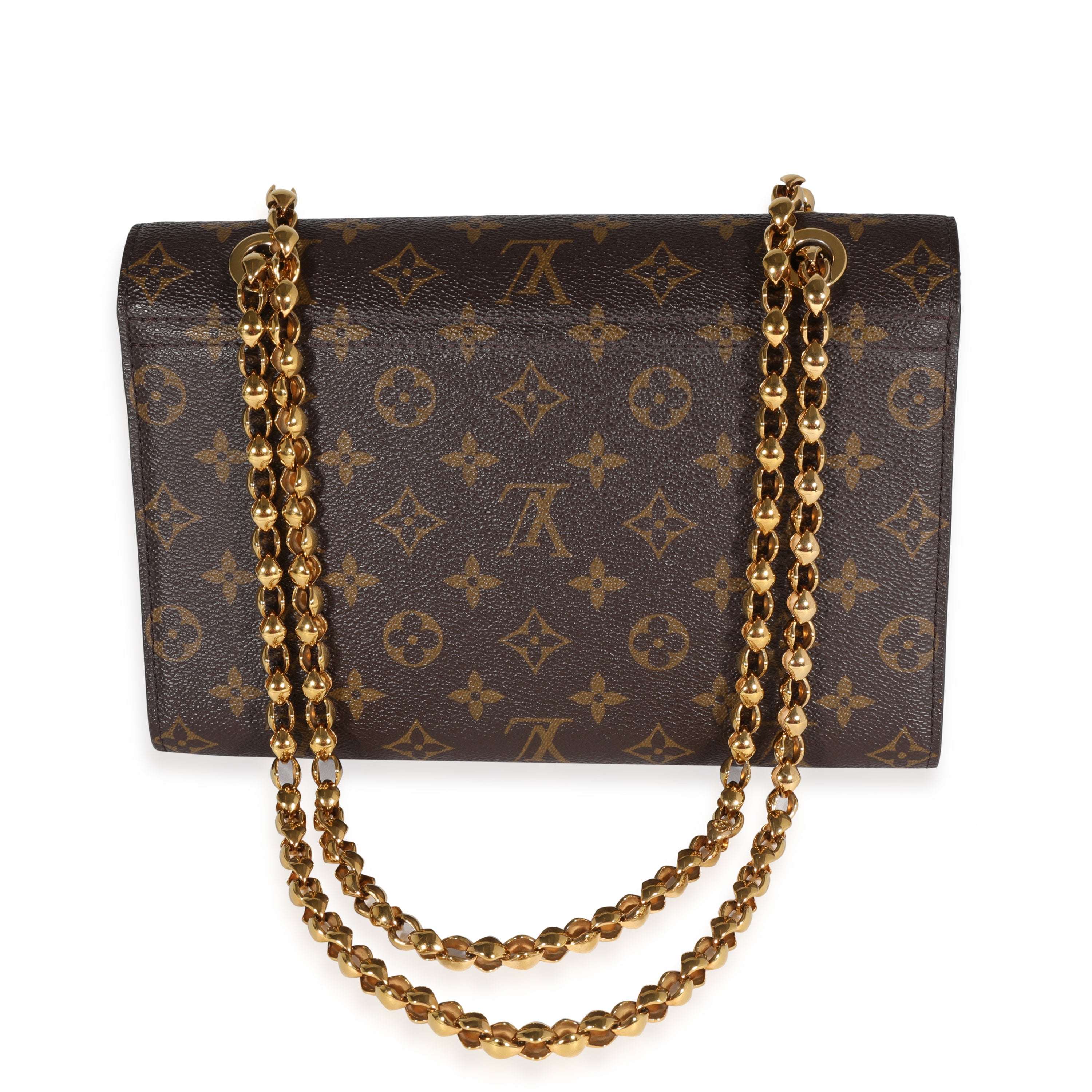 Louis Vuitton Louis Vuitton Monogram Canvas & Black Leather Victoire Bag