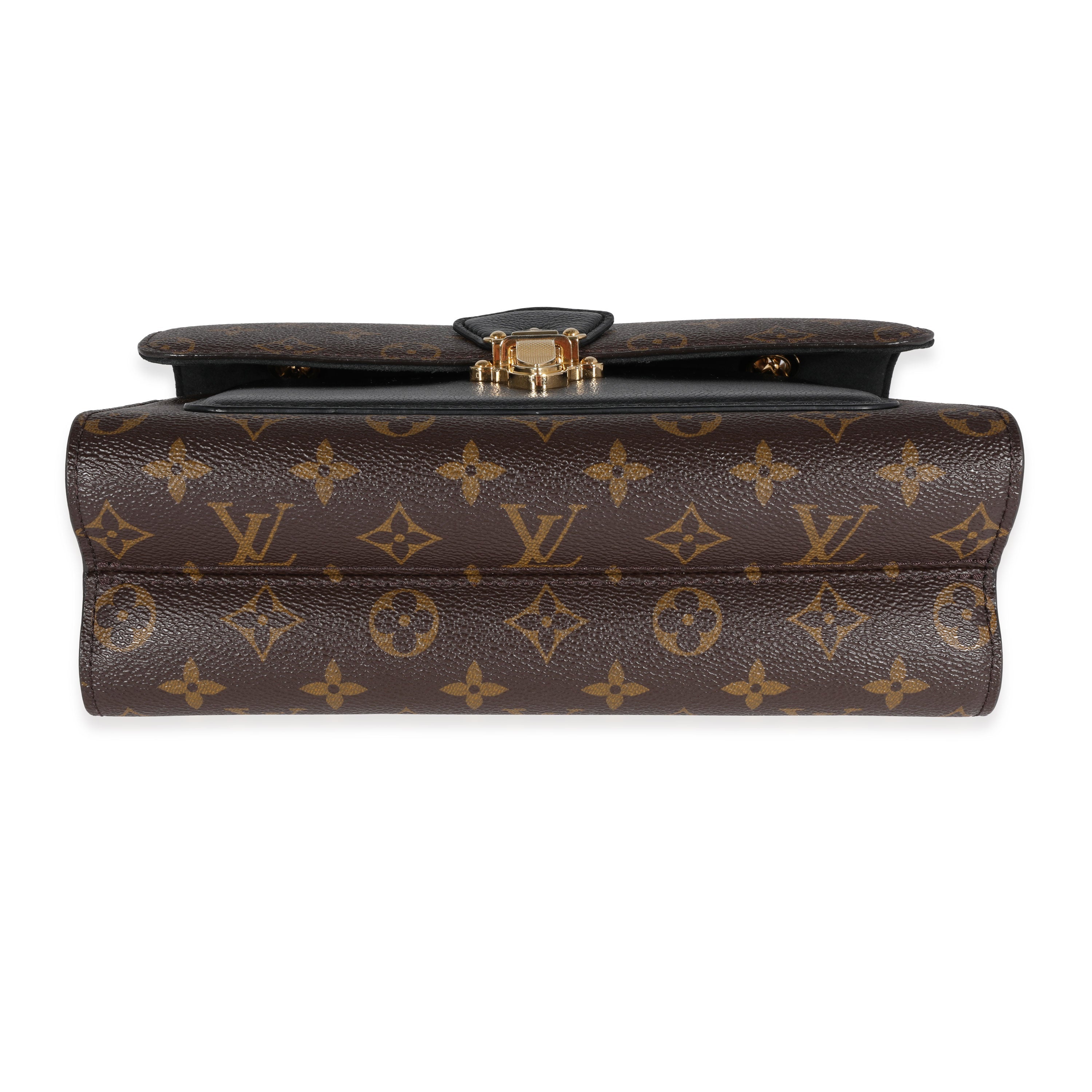 Louis Vuitton Louis Vuitton Monogram Canvas & Black Leather Victoire Bag