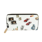 Louis Vuitton Louis Vuitton White Monogram Vernis Stickers Animation Wallet