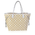 Louis Vuitton Louis Vuitton Khaki & White Monogram Giant Neverfull MM