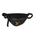 Louis Vuitton Louis Vuitton Black Matelassé Leather New Wave Bumbag