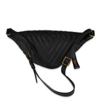 Louis Vuitton Louis Vuitton Black Matelassé Leather New Wave Bumbag