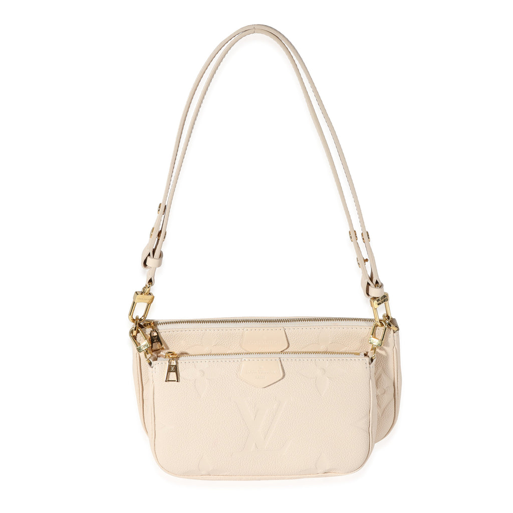 Louis Vuitton Louis Vuitton Cream Monogram Empreinte Multi-Pochette Accessoires