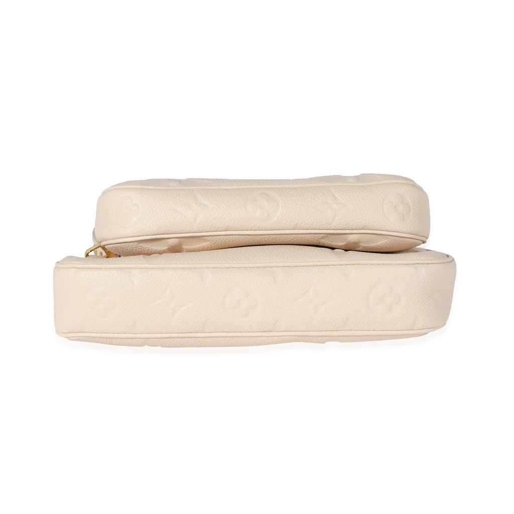 Louis Vuitton Louis Vuitton Cream Monogram Empreinte Multi-Pochette Accessoires