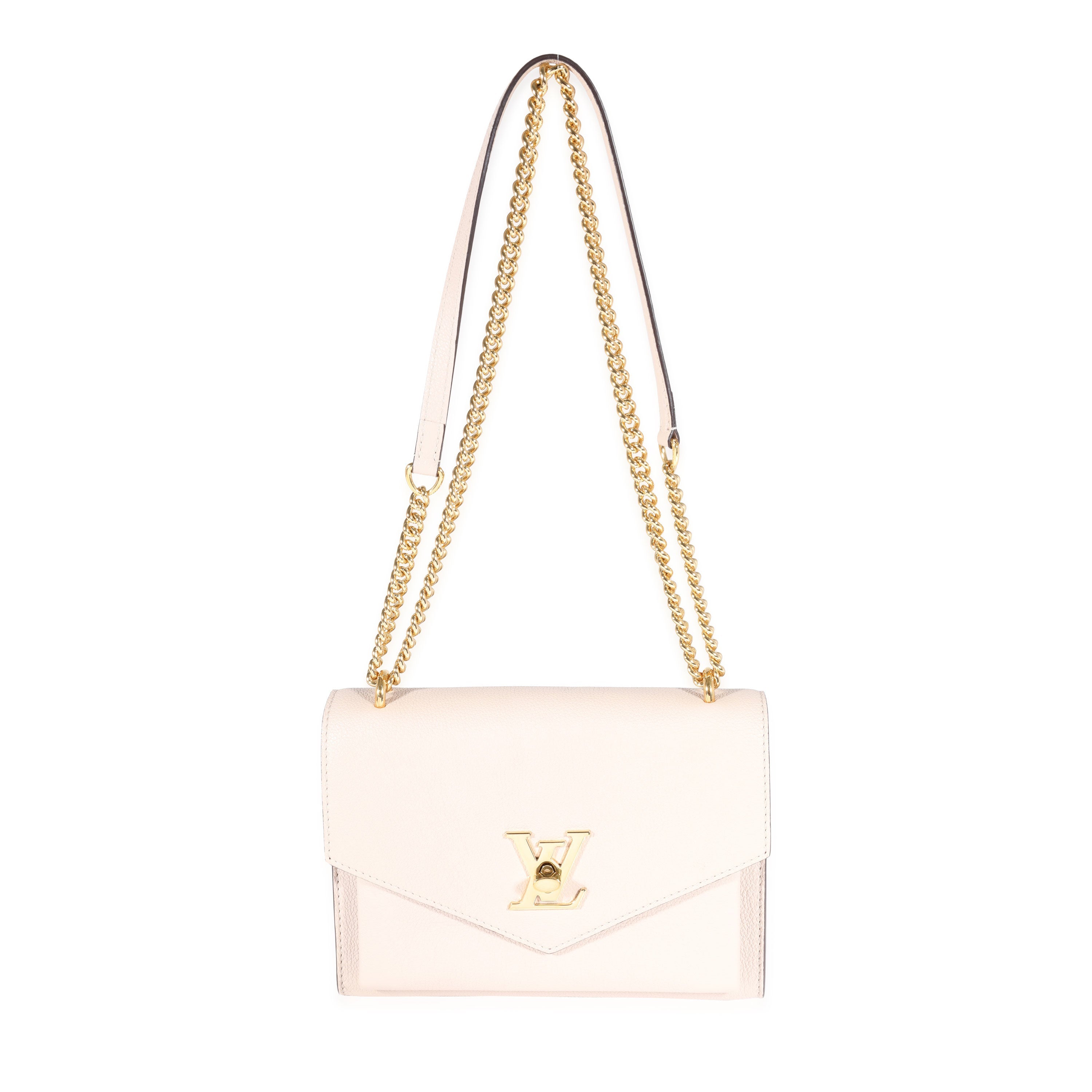 Louis Vuitton Louis Vuitton Galet Grained Calfskin MyLockme Chain Bag