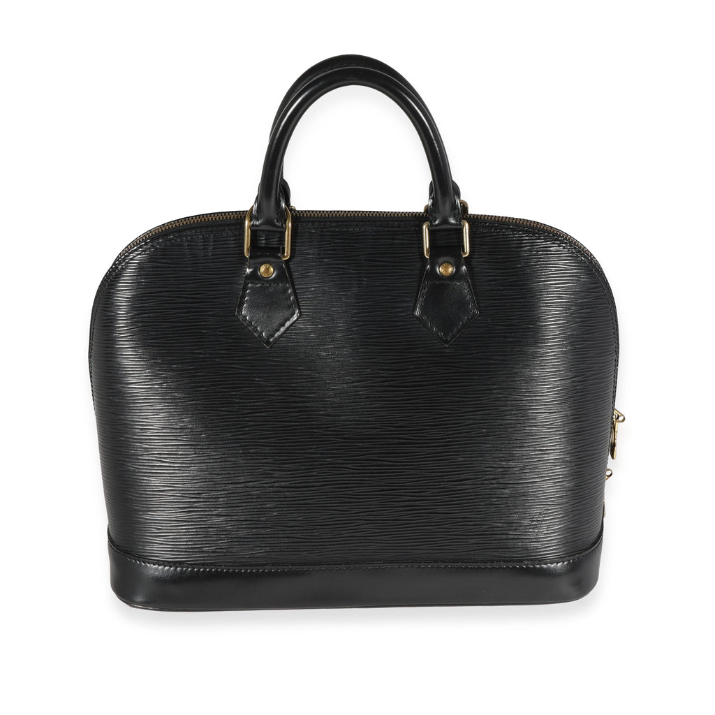 Louis Vuitton Louis Vuitton Black Epi Alma PM