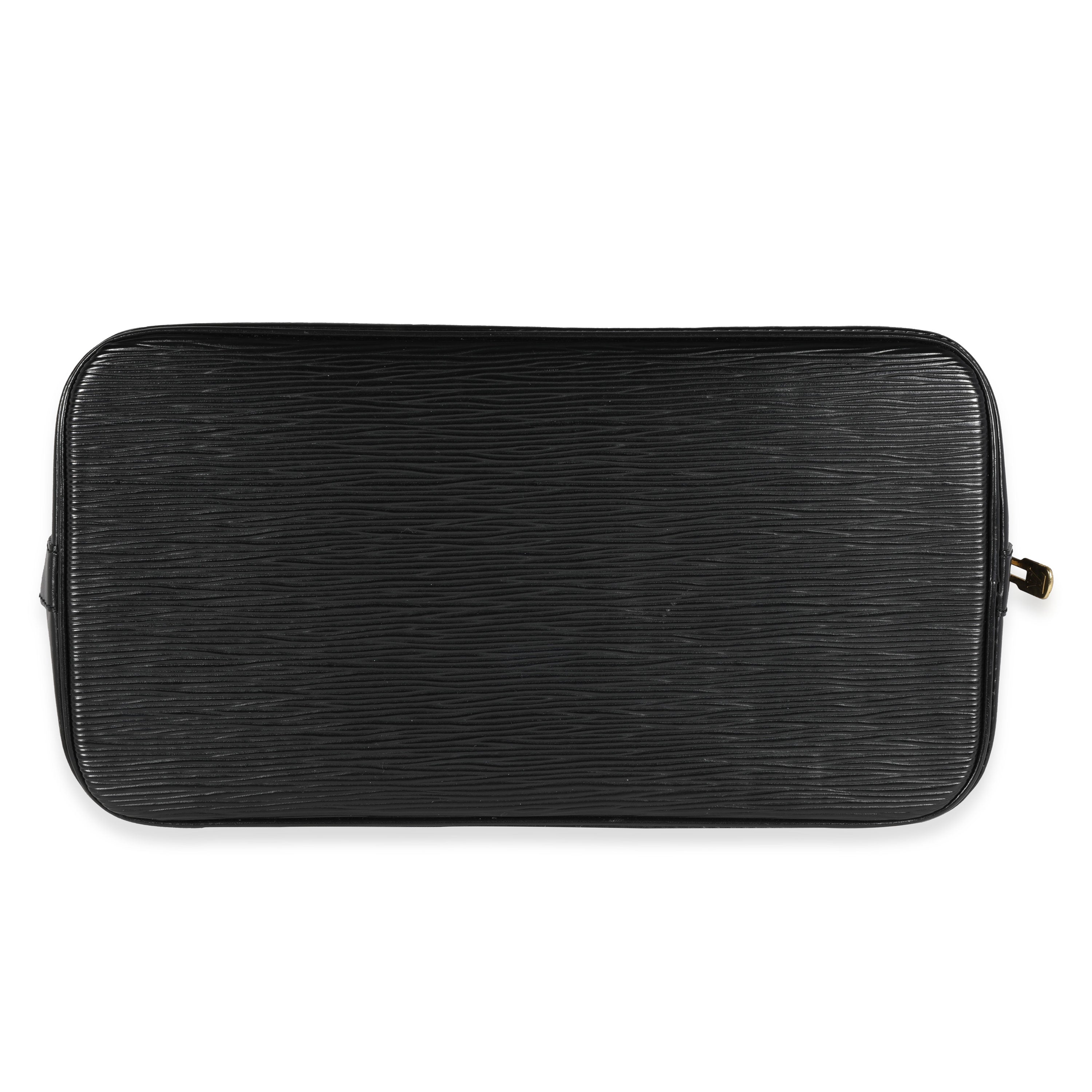 Louis Vuitton Louis Vuitton Black Epi Alma PM