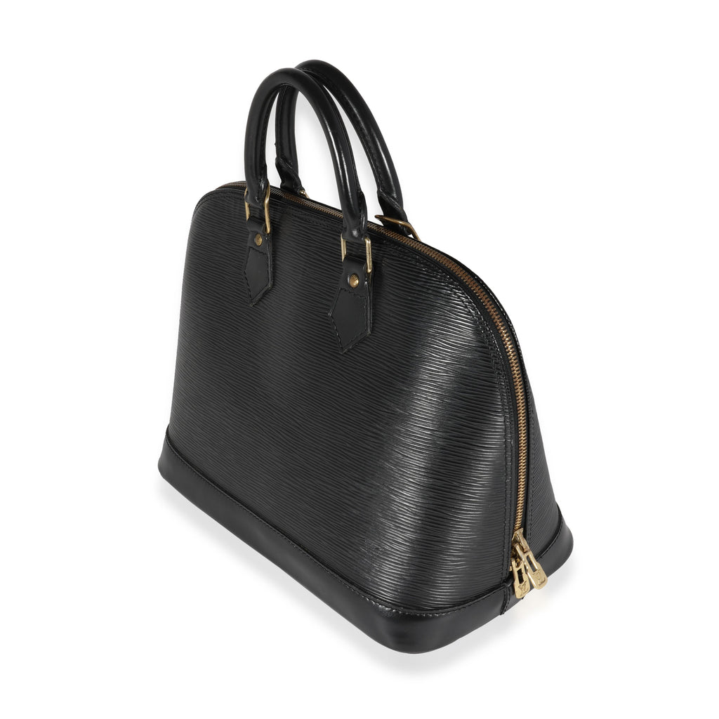 Louis Vuitton Louis Vuitton Black Epi Alma PM